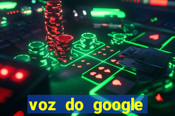 voz do google tradutor homem